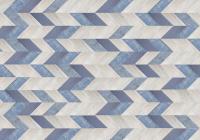 Пробковый пол Corkstyle Glue Chevron blue